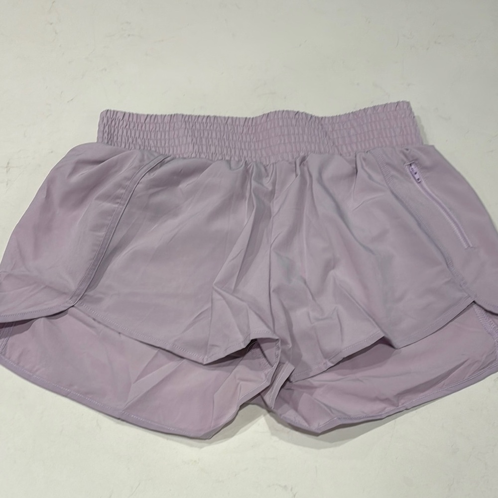 Women's Violet Athletic Running Shorts